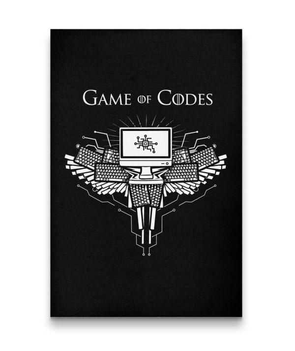 Game of Codes - canvas - Programming Tshirt, Hoodie, Longsleeve, Caps, Case - Tee++