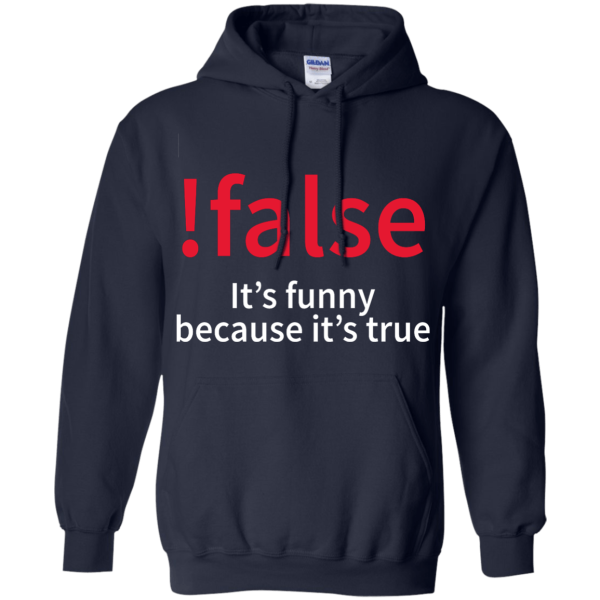 !false - Programmer joke (w/o title) - Programming Tshirt, Hoodie, Longsleeve, Caps, Case - Tee++