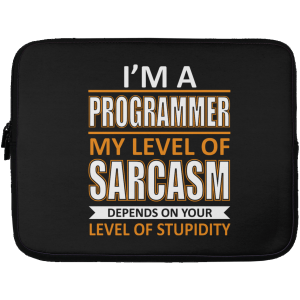 I'm a Programmer (laptop sleeve) - Programming Tshirt, Hoodie, Longsleeve, Caps, Case - Tee++