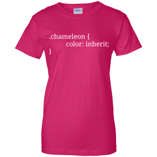 Chameleon (ladies) - Programming Tshirt, Hoodie, Longsleeve, Caps, Case - Tee++