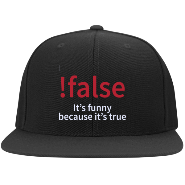 !false - Programmer joke (caps) - Programming Tshirt, Hoodie, Longsleeve, Caps, Case - Tee++