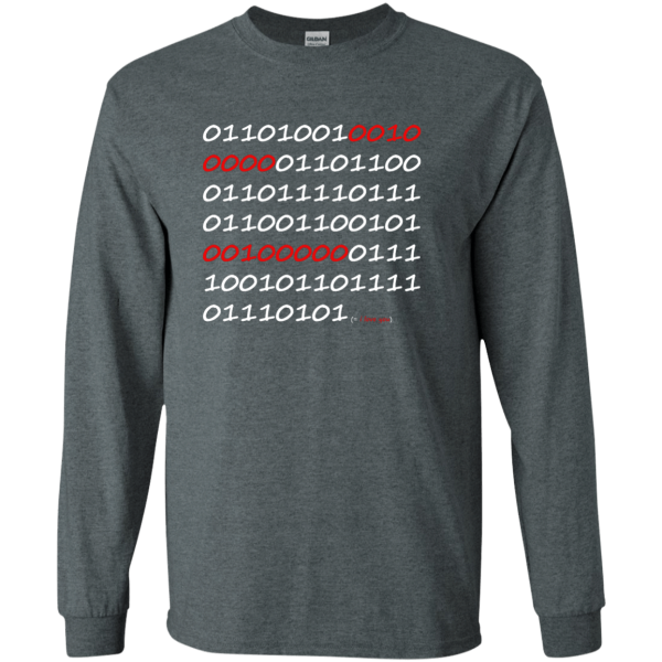 I love You (binary) - Programming Tshirt, Hoodie, Longsleeve, Caps, Case - Tee++