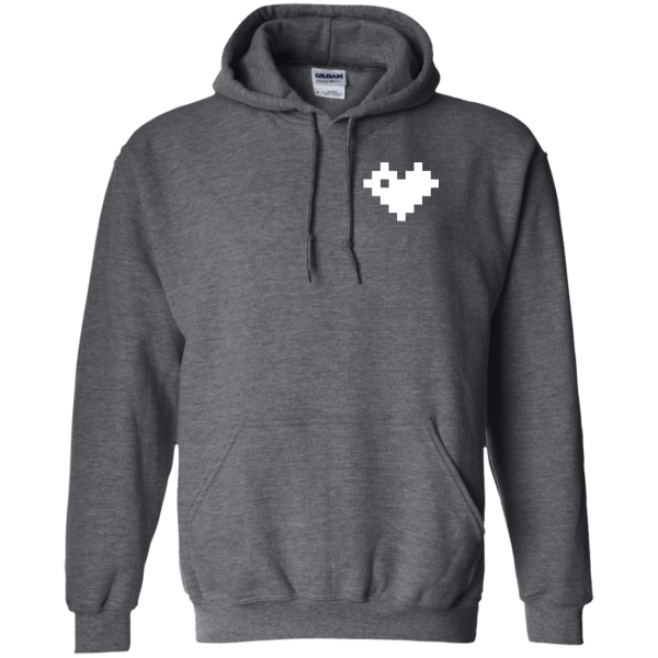 Pixel heart - Programming Tshirt, Hoodie, Longsleeve, Caps, Case - Tee++