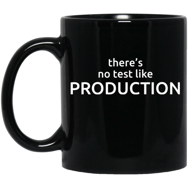 There's No Test Like Production (mug) - Programming Tshirt, Hoodie, Longsleeve, Caps, Case - Tee++
