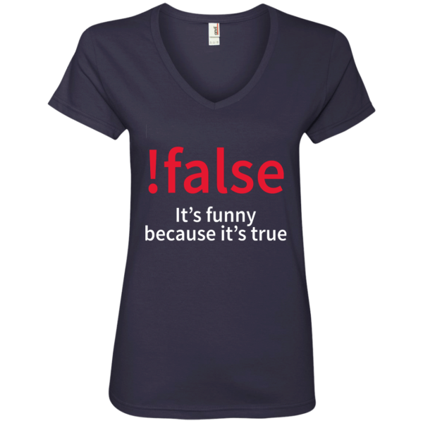 !false - Programmer joke (w/o title, ladies) - Programming Tshirt, Hoodie, Longsleeve, Caps, Case - Tee++