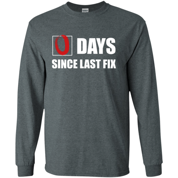 0 Days Since Last Fix - Programming Tshirt, Hoodie, Longsleeve, Caps, Case - Tee++