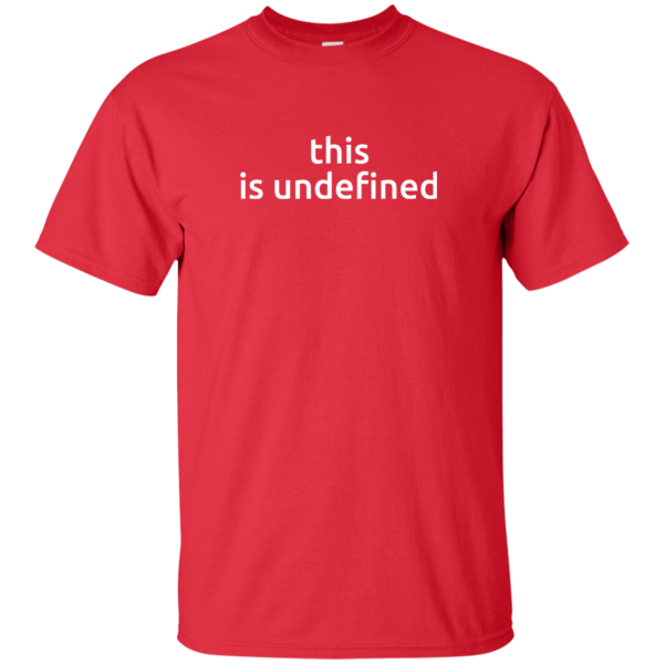 this is undefined - Programming Tshirt, Hoodie, Longsleeve, Caps, Case - Tee++