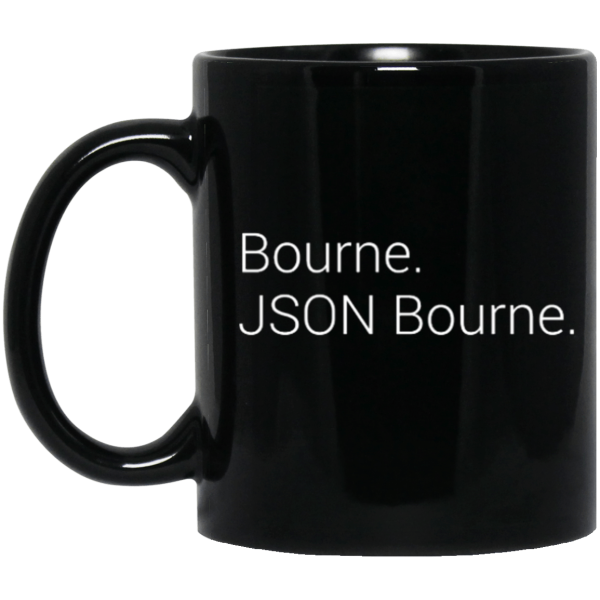 JSON Bourne (mug) - Programming Tshirt, Hoodie, Longsleeve, Caps, Case - Tee++