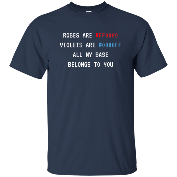 Roses are #FF0000 - Programming Tshirt, Hoodie, Longsleeve, Caps, Case - Tee++
