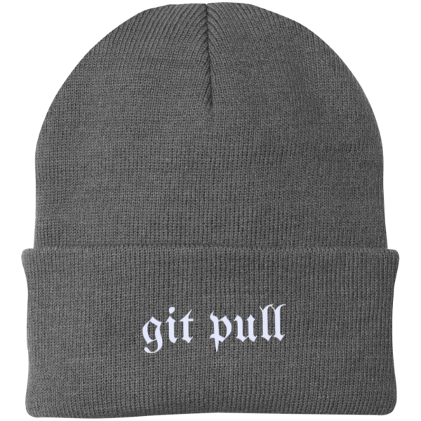 git pull (winter caps) - Programming Tshirt, Hoodie, Longsleeve, Caps, Case - Tee++