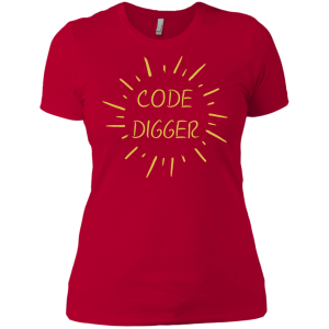 Code digger (ladies) - Programming Tshirt, Hoodie, Longsleeve, Caps, Case - Tee++