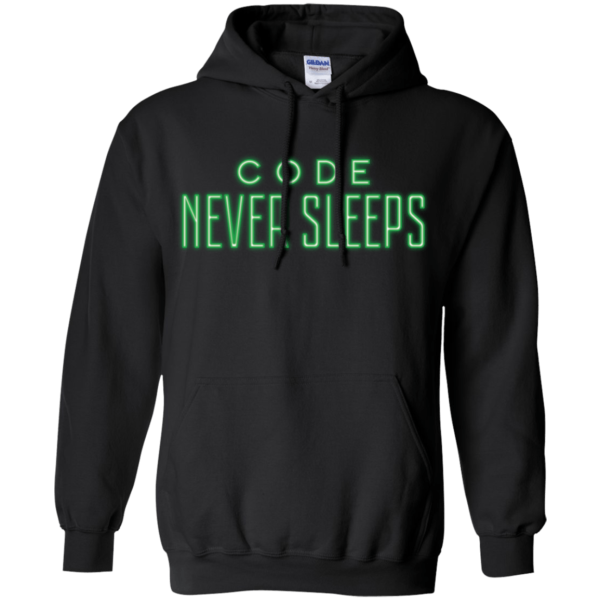 Code Never Sleeps - Programming Tshirt, Hoodie, Longsleeve, Caps, Case - Tee++