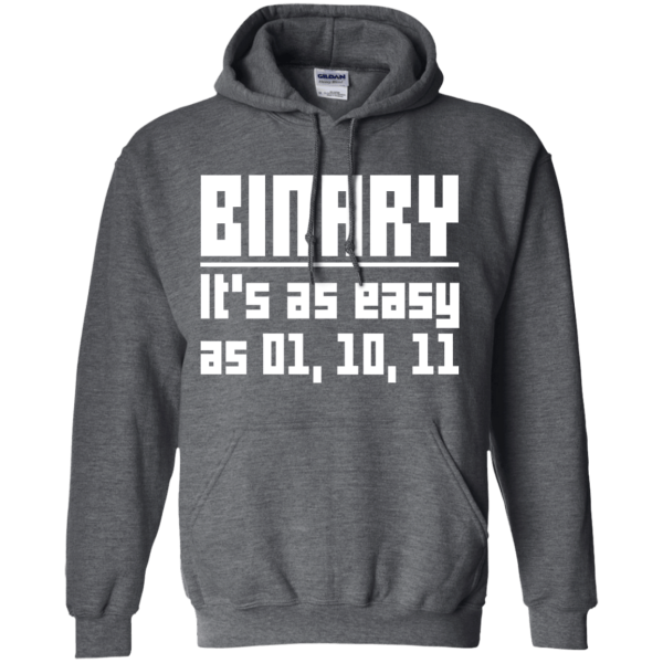 Binary is easy - Programming Tshirt, Hoodie, Longsleeve, Caps, Case - Tee++
