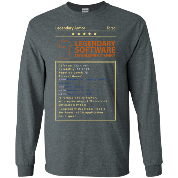 Legendary Software Developer Longsleeve - Programming Tshirt, Hoodie, Longsleeve, Caps, Case - Tee++