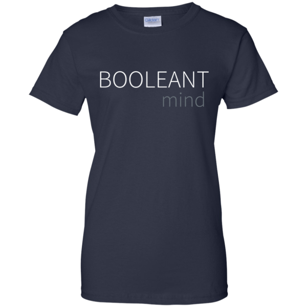 Booleant Mind (ladies) - Programming Tshirt, Hoodie, Longsleeve, Caps, Case - Tee++