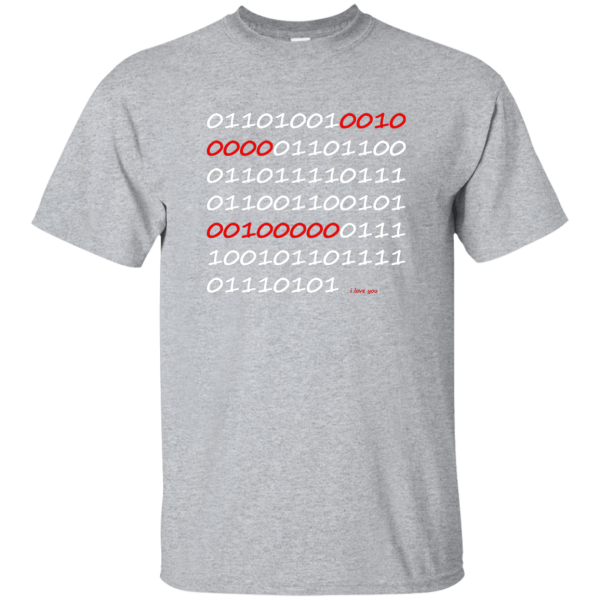 I love You (binary) - Programming Tshirt, Hoodie, Longsleeve, Caps, Case - Tee++
