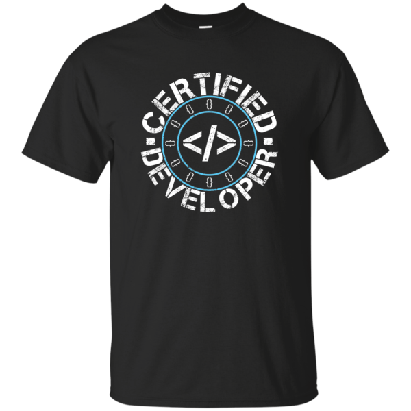 Certified Developer - Programming Tshirt, Hoodie, Longsleeve, Caps, Case - Tee++