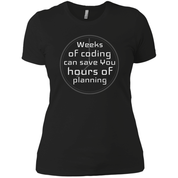 Weeks of Coding (ladies) - Programming Tshirt, Hoodie, Longsleeve, Caps, Case - Tee++