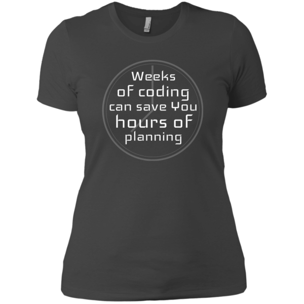Weeks of Coding (ladies) - Programming Tshirt, Hoodie, Longsleeve, Caps, Case - Tee++
