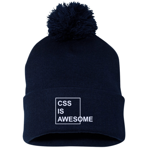 CSS is Awesome (winter caps) - Programming Tshirt, Hoodie, Longsleeve, Caps, Case - Tee++