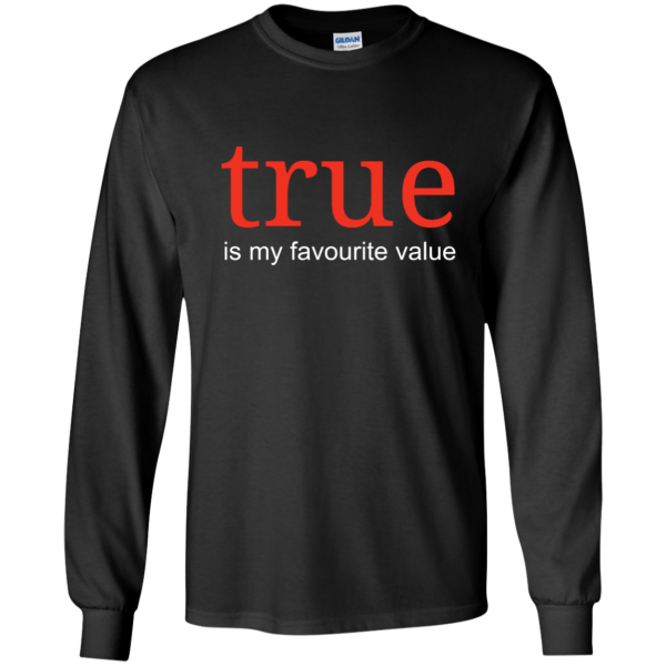 True value - Programming Tshirt, Hoodie, Longsleeve, Caps, Case - Tee++