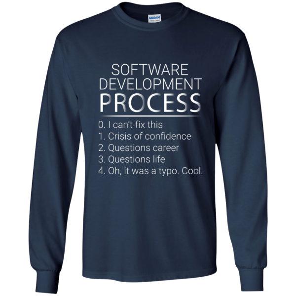 Development Process - Programming Tshirt, Hoodie, Longsleeve, Caps, Case - Tee++