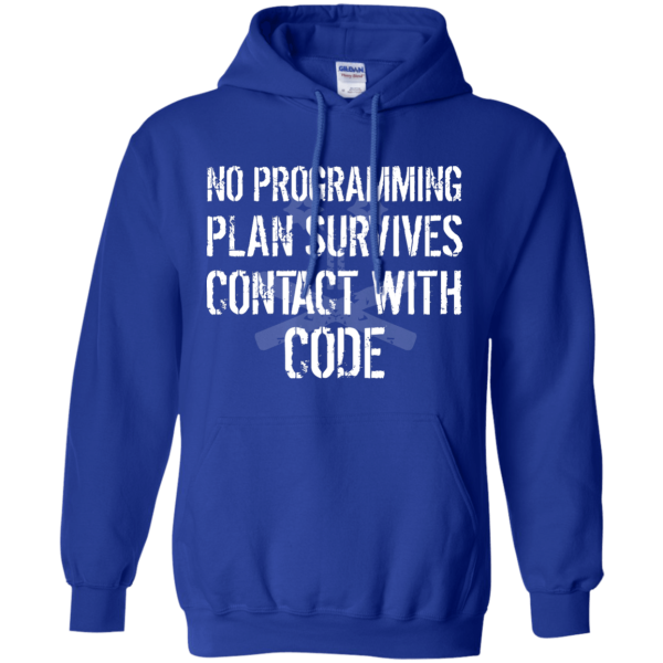 No Plan Survives - Programming Tshirt, Hoodie, Longsleeve, Caps, Case - Tee++