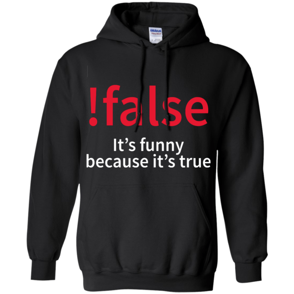 !false - Programmer joke (w/o title) - Programming Tshirt, Hoodie, Longsleeve, Caps, Case - Tee++