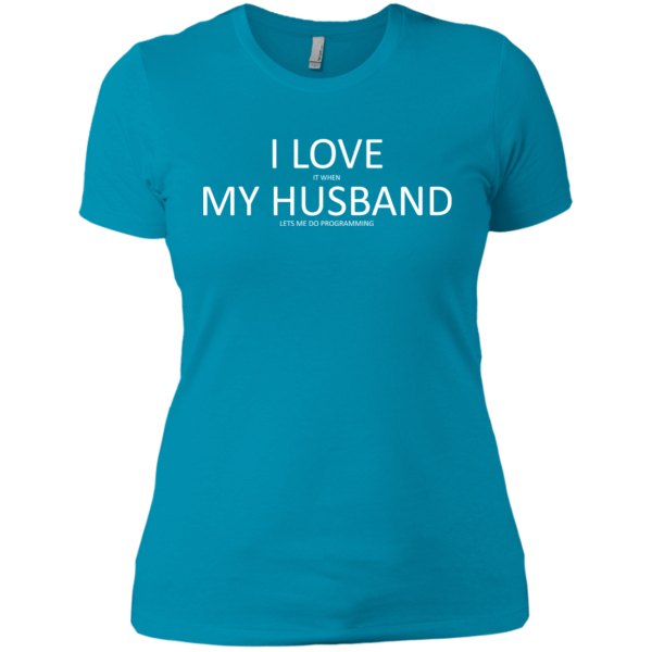 I Love My Husband (ladies) - Programming Tshirt, Hoodie, Longsleeve, Caps, Case - Tee++