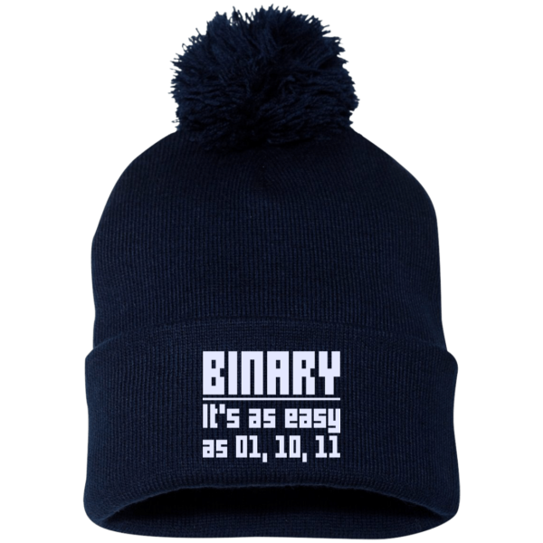 Binary (winter caps) - Programming Tshirt, Hoodie, Longsleeve, Caps, Case - Tee++
