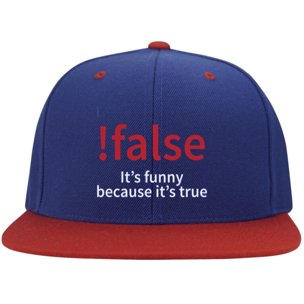 !false - Programmer joke (caps) - Programming Tshirt, Hoodie, Longsleeve, Caps, Case - Tee++