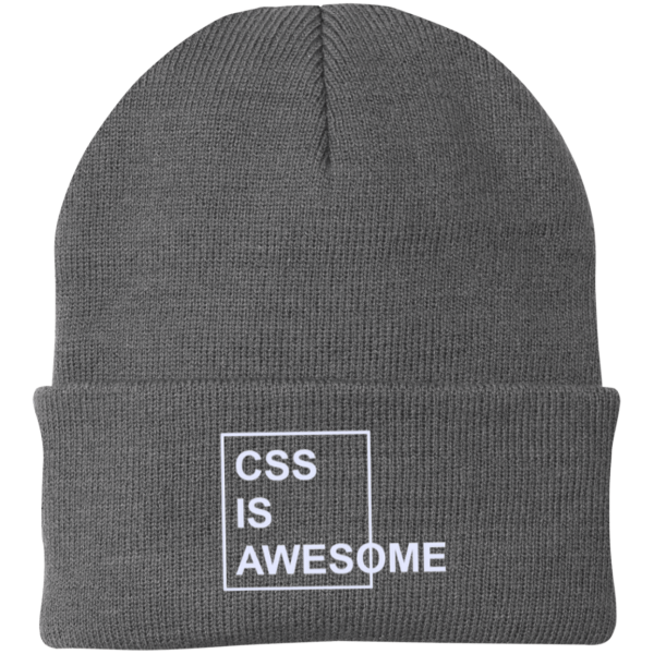 CSS is Awesome (winter caps) - Programming Tshirt, Hoodie, Longsleeve, Caps, Case - Tee++