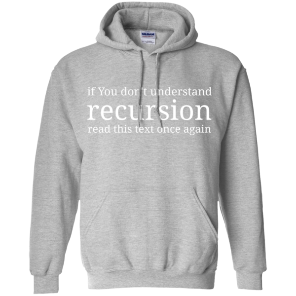Recursion - Programming Tshirt, Hoodie, Longsleeve, Caps, Case - Tee++