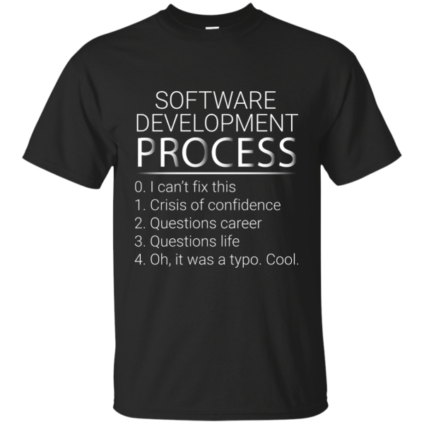 Development Process - Programming Tshirt, Hoodie, Longsleeve, Caps, Case - Tee++