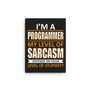 I'm a Programmer (canvas) - Programming Tshirt, Hoodie, Longsleeve, Caps, Case - Tee++
