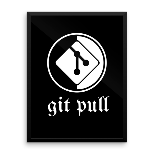 git pull poster - Programming Tshirt, Hoodie, Longsleeve, Caps, Case - Tee++