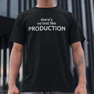 There's No Test Like Production - Programming Tshirt, Hoodie, Longsleeve, Caps, Case - Tee++